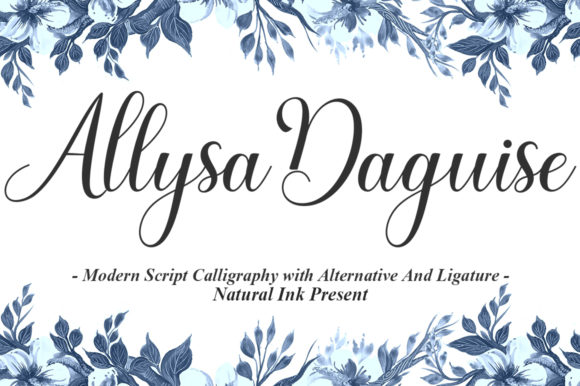 Allysa Daguise: A Handwritten Font Built for Brand Impact