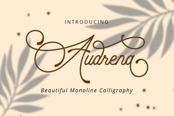 Audrena: A Handwritten Font for Editorial Design