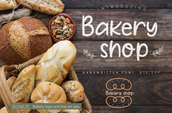 Bakery Shop Font: A Handwritten Typeface for Web Design