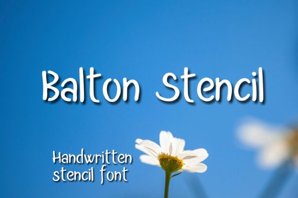 Balton Stencil: A Handwritten Font Built for Real Branding Work