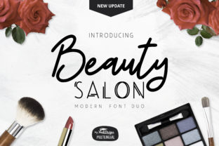 Beauty Salon Font: A Handwritten Typeface for Handmade Products