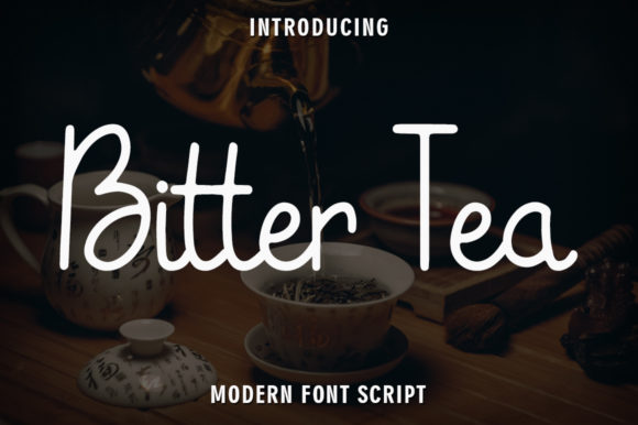 Bitter Tea: A Handwritten Font That Works for Makers and Web Designers