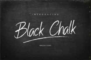Black Chalk Font: A Textured Script for Modern Web Design