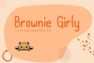 Brownie Girly Font: A Script Typeface for Handmade Sellers