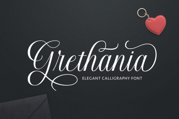 Grethania Script Font for Digital Design