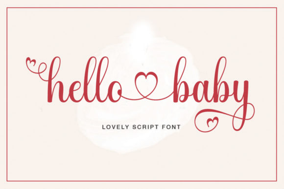 Hello Baby Font: A Campaign Designer's Essential Script Typeface