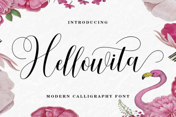 Hellowita Font: A Light Script for Cohesive Editorial Design