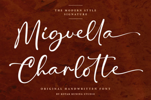 Miguella Charlotte: A Handwritten Font for Elegant Brand Design