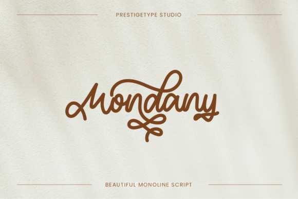 Mondany Font Review: A Script Font That Brings Harmony to Branding Projects
