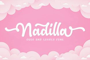 Nadilla: A Script Font with Imaginative Charm for Editorial Design