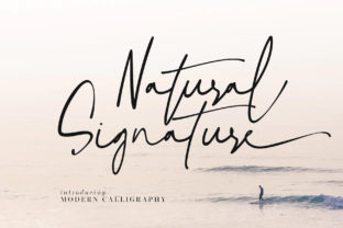 Natural Signature: A Playful Script Font for Small Business Branding
