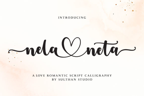 Nela Neta: A Handwritten Typeface for Modern Branding