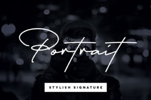Portrait Font: A Handwritten Typeface for Editorial Design