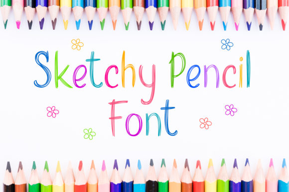 Turn Up the Charm with Sketchy Pencil Font for Campaigns