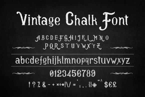 Vintage Chalk: A Handwritten Font That Lifts Web Design