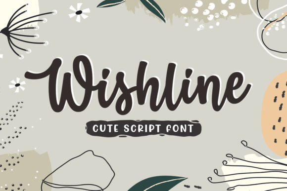 Wishline: A Handwritten Font for Crafters and Makers